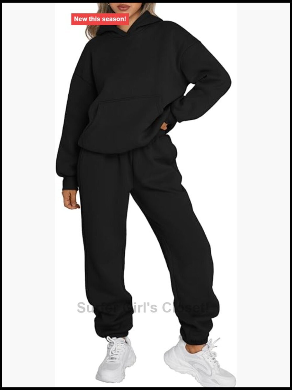 Women's 2 Piece Lounge Set Hoodie and Wide Leg Sweatpants Tracksuit
